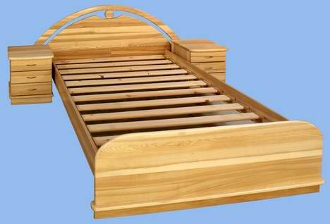 Кровать-Сфера, (массив дуб, ясень, ольха, береза)