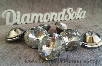 Пуговицы страз 20 мм Алмазная роза &mdash; FurnitureShop