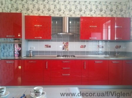 Кухня с фасадами из плёночного МДФ