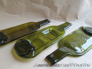 Набор Подарочный -3 тарелочки из бутылки — Vis-a-Vis Набор Подарочный -3 тарелочки из бутылки — Vis-a-Vis