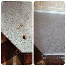 Реставрація прожога на стільниці з дсп &mdash; Wood-art