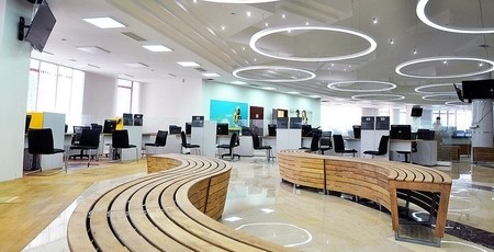 Интерьер Центра обслуживания граждан в Одессе