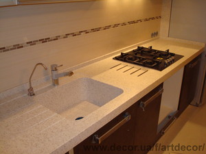 Столешница и мойка из акрилового камня &mdash; Арт-Декор