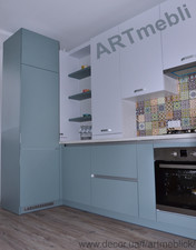 Кухня с встроенным холодильником &mdash; ARTmebli (Бурлай Ю. Б.)