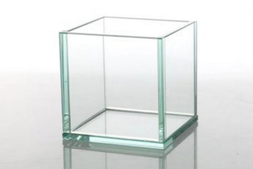Стеклянный куб, УФ поклейка стекла