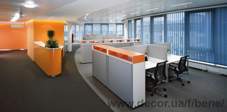 Планирование, производство и установка мебели, перегородок для офиса Cisco Systems &mdash; Бене Киев