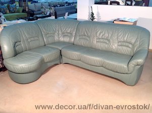 Кожаный угловой диван в Донецке &mdash; Divan-EvroStok
