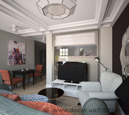 Дизайн гостинной &mdash; Дизайнерская группа DIZZONA