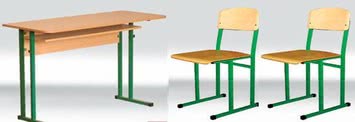 Комплект парта+2 стула (дети 8-11 класс)