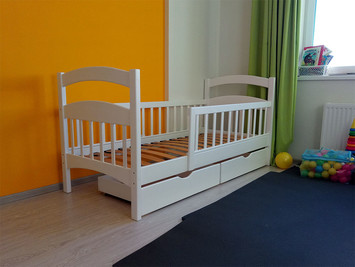 Ліжко дитяче односпальне - Karinalux і подарунок