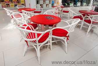 Ротанговая мебель для кофейни &mdash; Черниговская фабрика лозовых изделий