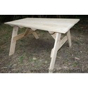 Дачный деревянный стол