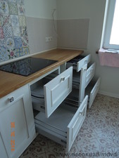 Кухня с дубовой столешницей &mdash; МДВД