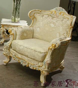 Кресло для гостиной Аврора в стиле барокко