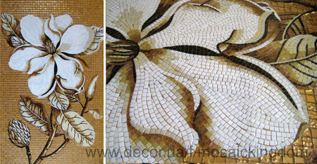 Цветок в мозаике