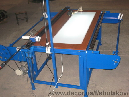 Станок для перемотки мебельных тканей