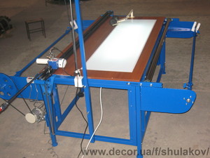 Станок для перемотки мебельных тканей &mdash; Шулаков
