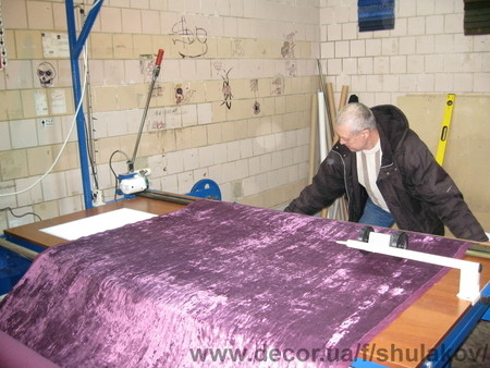 Станок для перемотки мебельных тканей