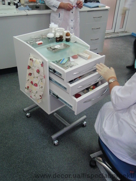 Тумба мобильная стоматологическая от "SpecMedProekt"