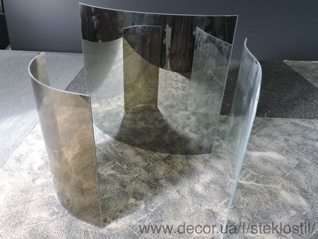 Примеры моллирования (гнутья) и тонировки стекла
