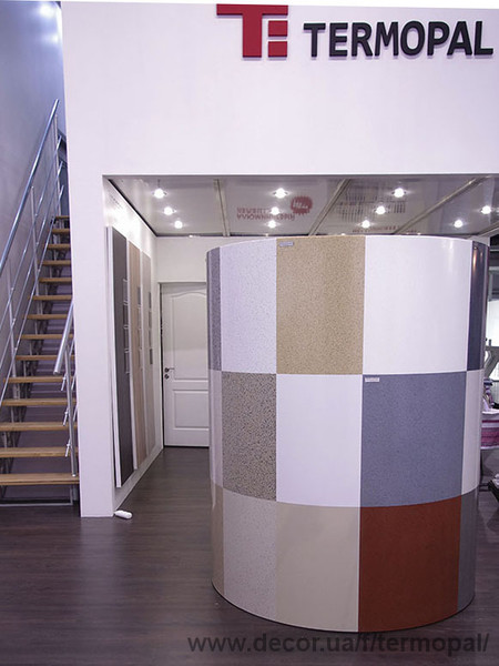 Акриловый камень Hanex, стенд компании ТЕРМОПАЛ