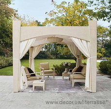 Плетеная беседка для сада &mdash; Terrasse