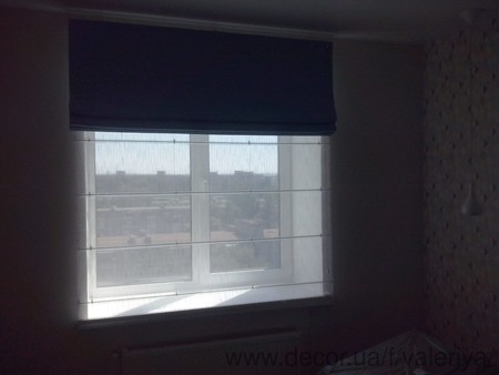 Римская штора день-ночь.