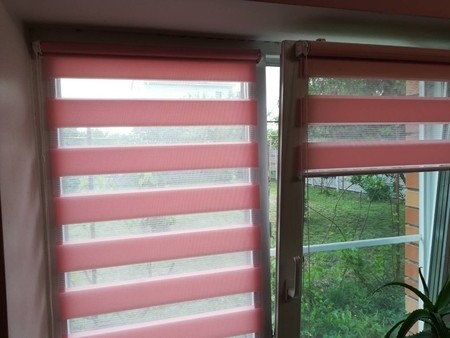 Тканевые роллеты день-ночь (Зебра).