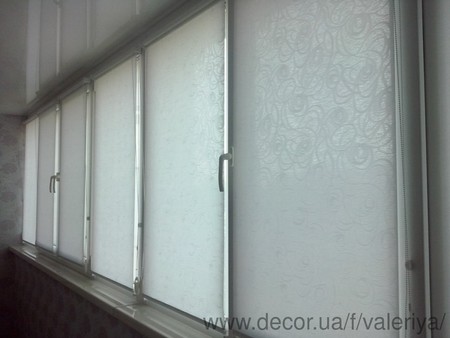 Тканевые роллеты.