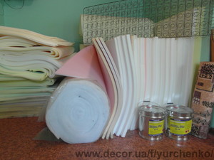 синтапон , поролон, пружинные блоки &mdash; Юрченко О.О.