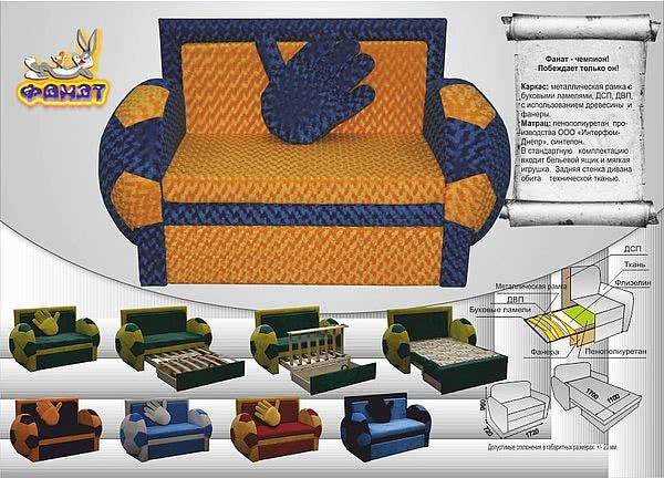 Распродажа детских диванов