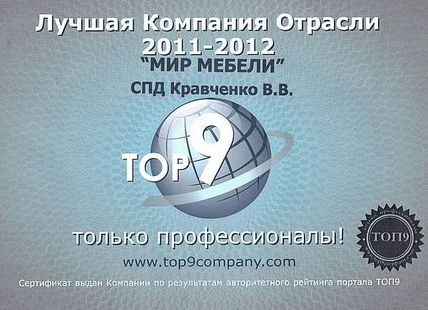 Краща компанія галузі 2011-2012 р.