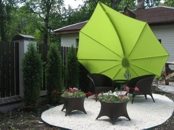 Новый объект от компании Umbrosa — cадовые зонты.