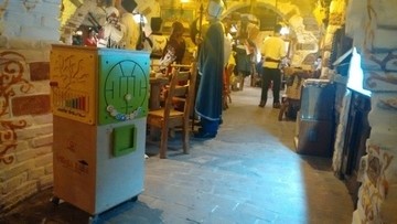 В ресторане "Грибова хата" в Полянице установлены навесные игровые элементы Beleduc