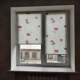 Тканевые роллеты со скидкой 15%!