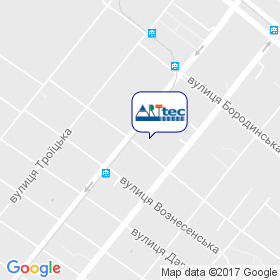 Артек на мапі