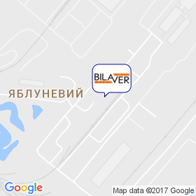 БІЛАВЕР, ТМ на мапі БІЛАВЕР, ТМ на мапі