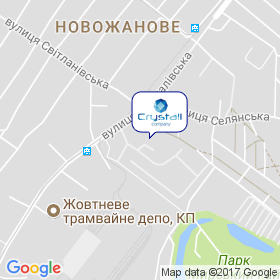 Компанія Кристал на мапі