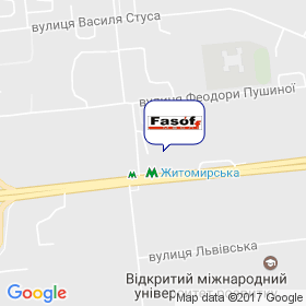 Fasoff меблі на карте Fasoff меблі на карте