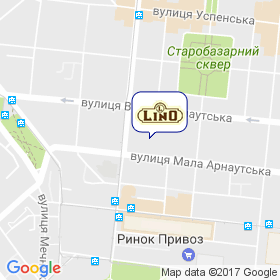 Ліно, ТД на мапі Ліно, ТД на мапі