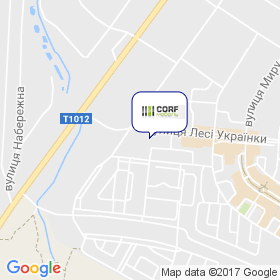 CORF MEBEL на карте CORF MEBEL на карте