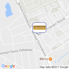 Меланж на мапі