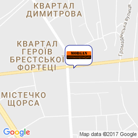 МОРГАН на мапі МОРГАН на мапі