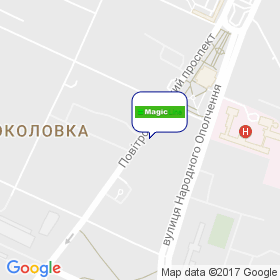 Magic Line на карте Magic Line на карте