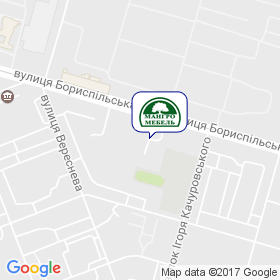 Мангро Меблі на мапі