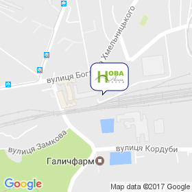 Нова Лінія Захід на мапі