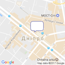 OneLevsha на мапі OneLevsha на мапі