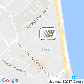Перал на мапі