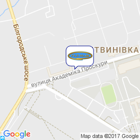 УХЛ-Маш на мапі
