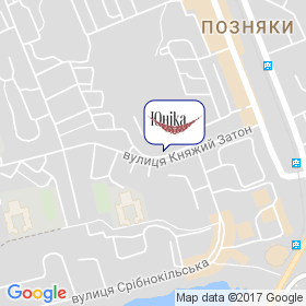 Юніка на мапі